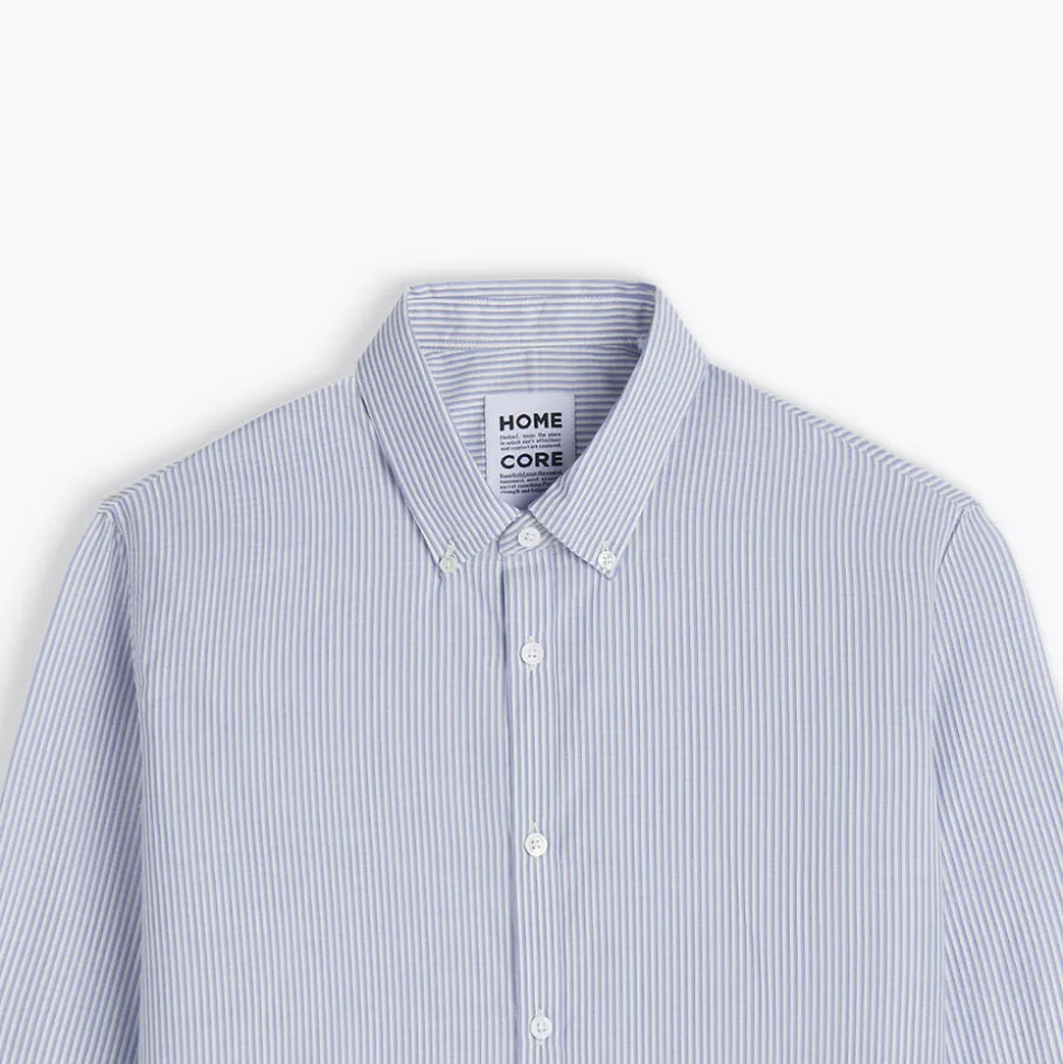 Homecore - Chemise Tokyo - Bleu rayures