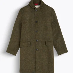 Homecore - Manteau Steve Harris Tweed - Vert