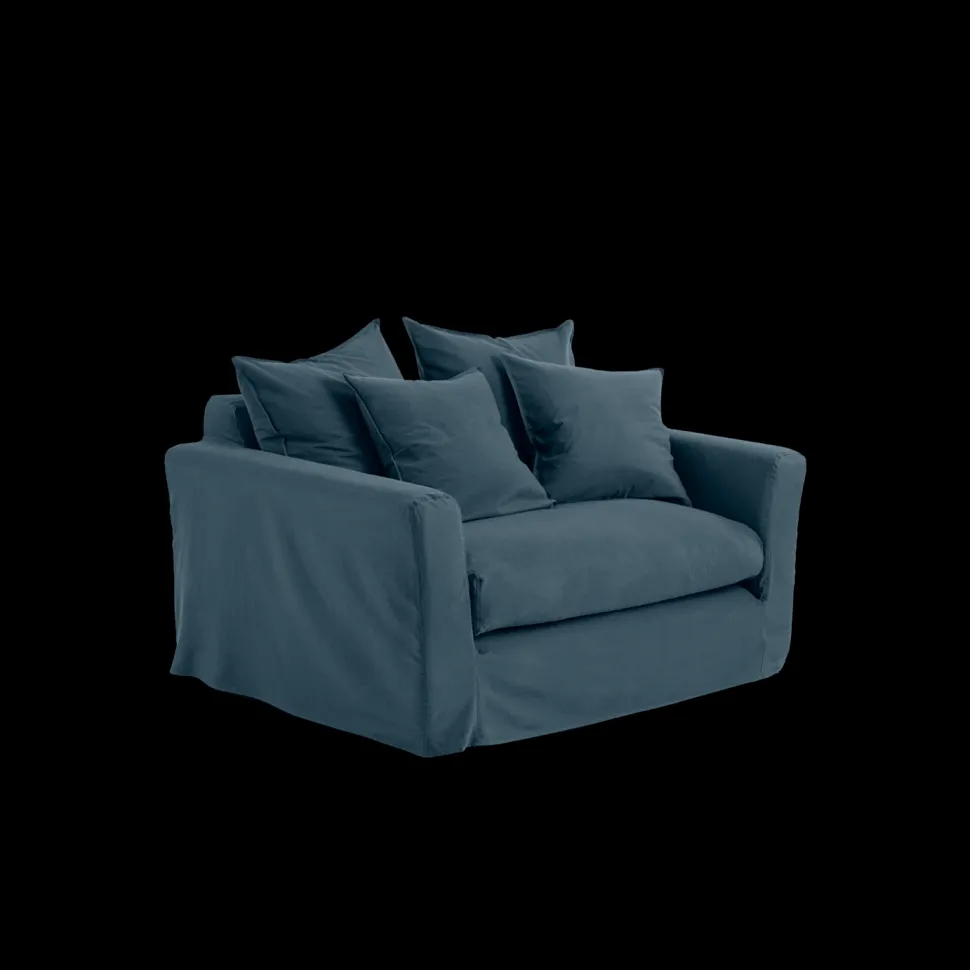 Housse de canapé - Bleu Pétrole