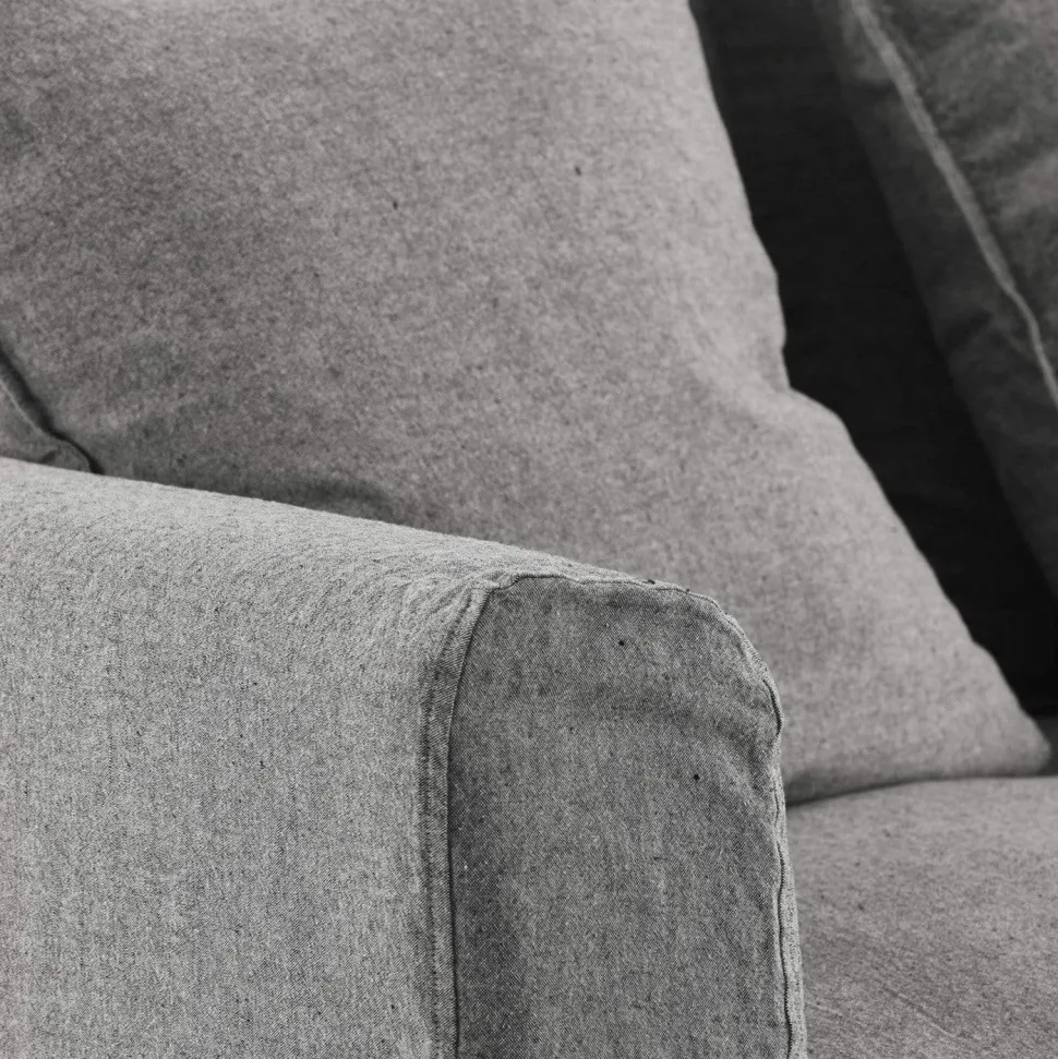 Housse de canapé - Gris Chambray