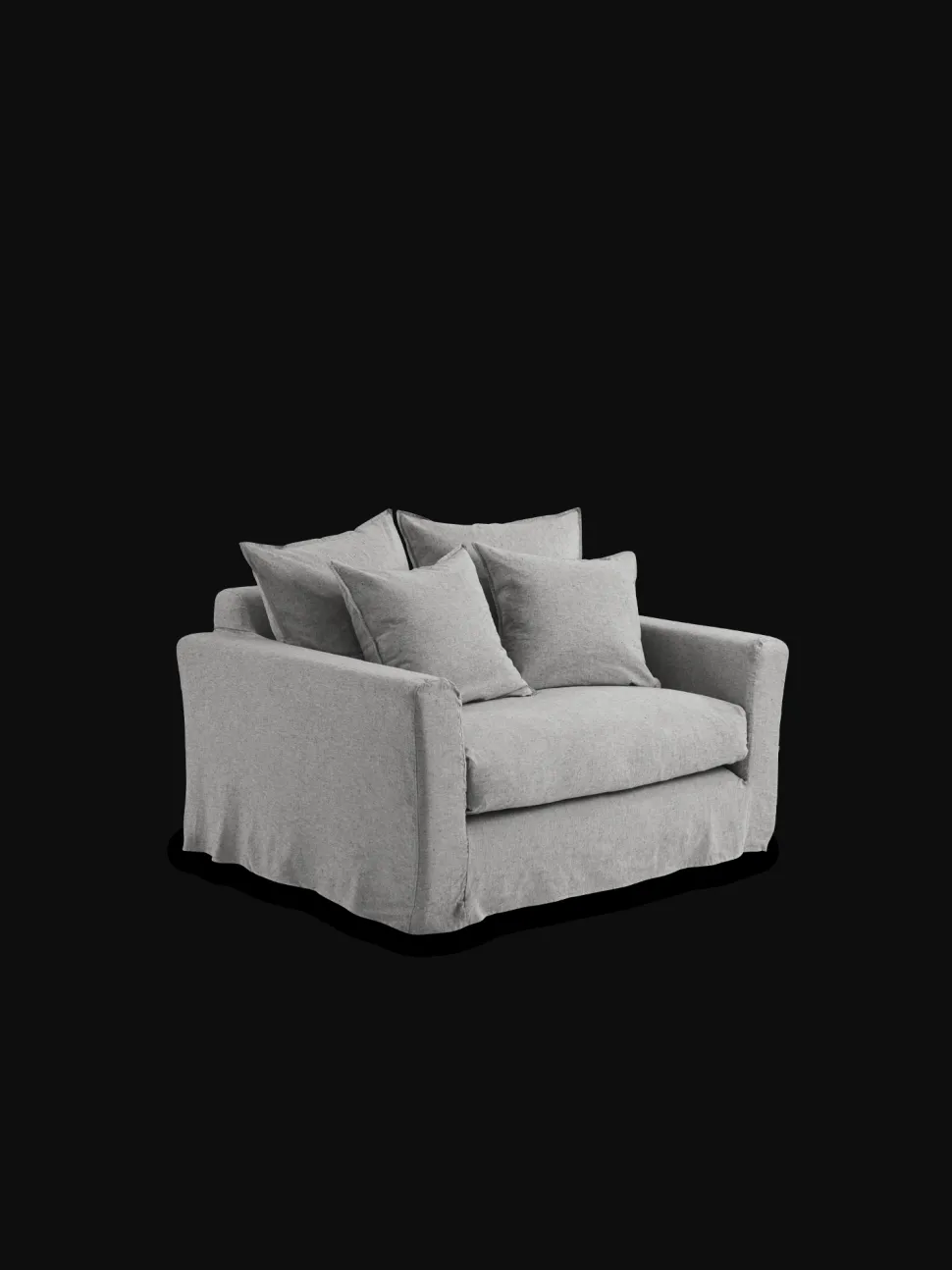Housse de canapé - Gris Chambray