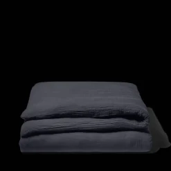Housse de couette en gaze de coton - Gris Fusain