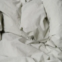 Housse de couette en percale de coton - Rayures Vert Camouflage