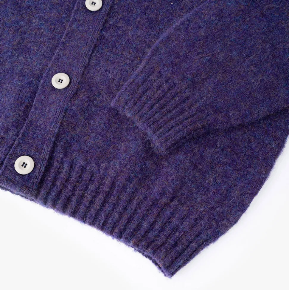 Howlin - Cardigan Shaggy Bear - Violet