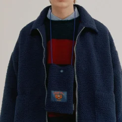 Howlin' - Veste Boxy Swing - Marine