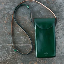 Il Bussetto x Merci - Etui Télephone Crossbody - Vert