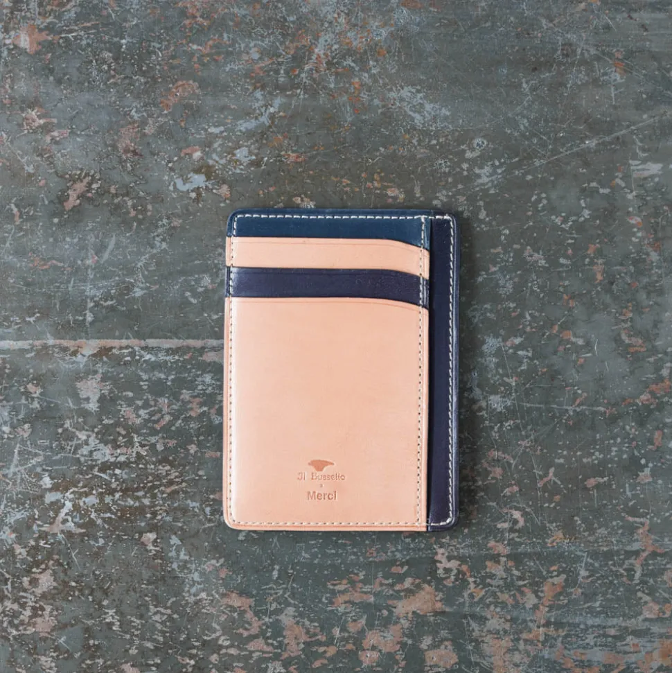 Il Bussetto x Merci - Porte Document - Beige/Bleu
