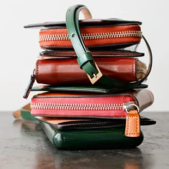 Il Bussetto x Merci - Portefeuille Bi-Fold Zip - Bordeaux