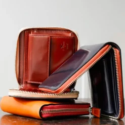 Il Bussetto x Merci - Portefeuille Bi-Fold Zip - Bordeaux