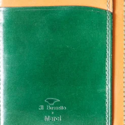 Il Bussetto x Merci - Porte Document - Vert/Beige