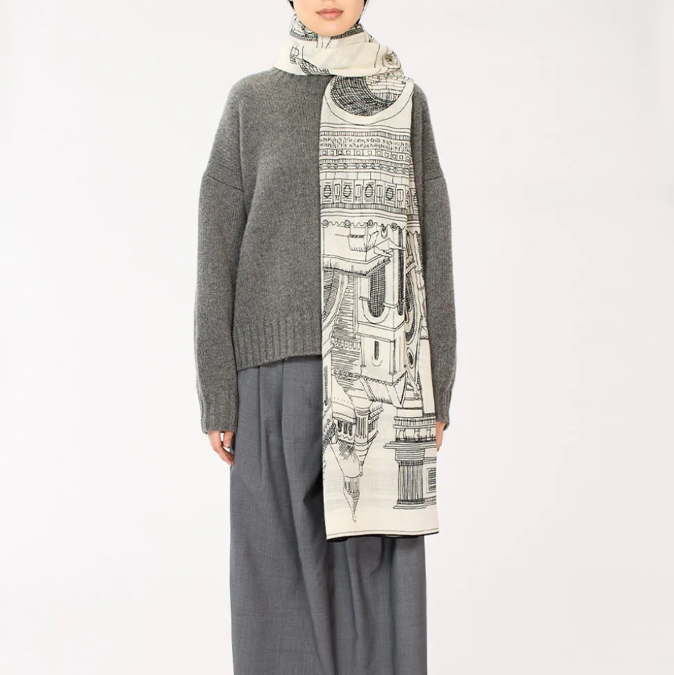 Inoui Editions - Echarpe Paris - Blanc