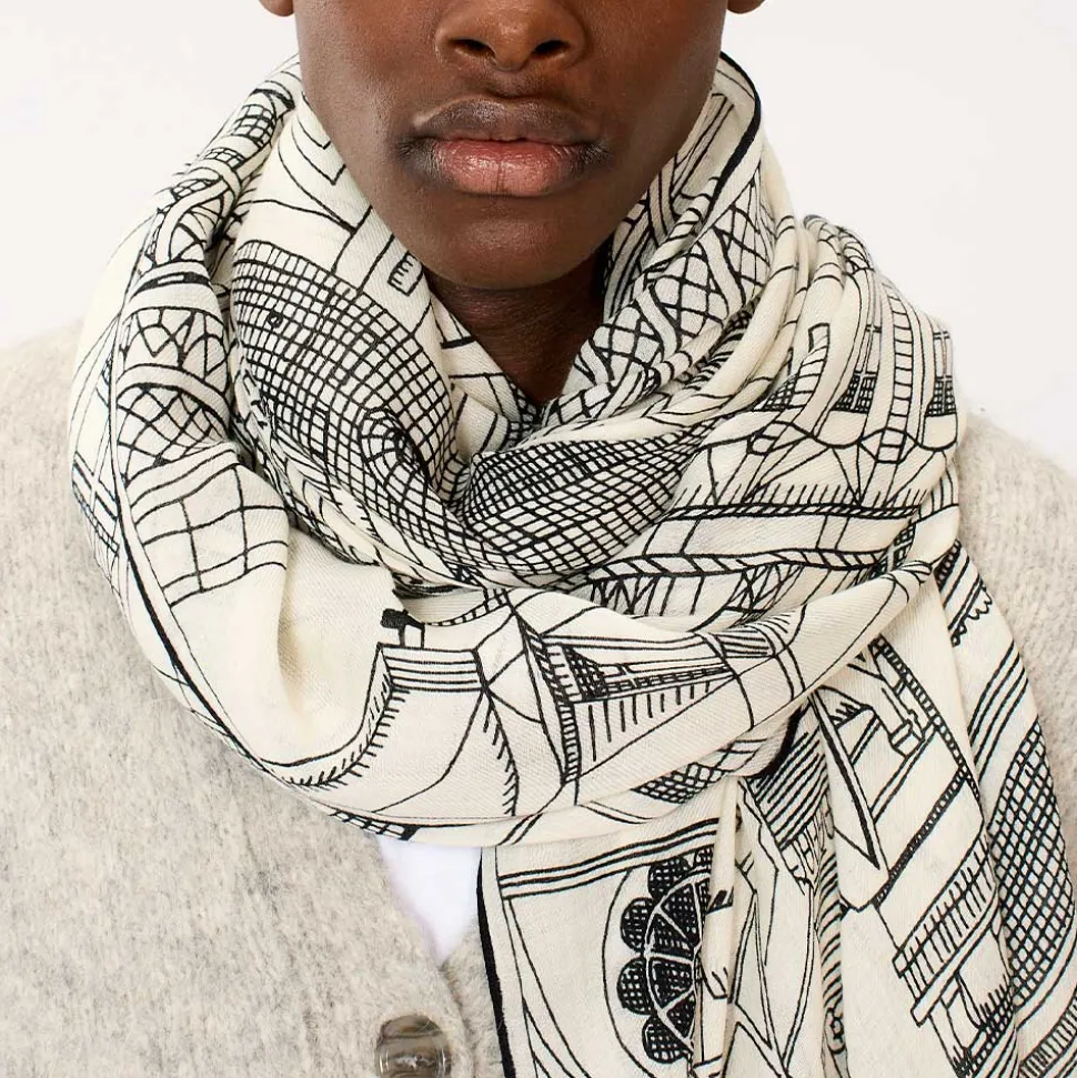 Inoui Editions - Echarpe Paris - Blanc