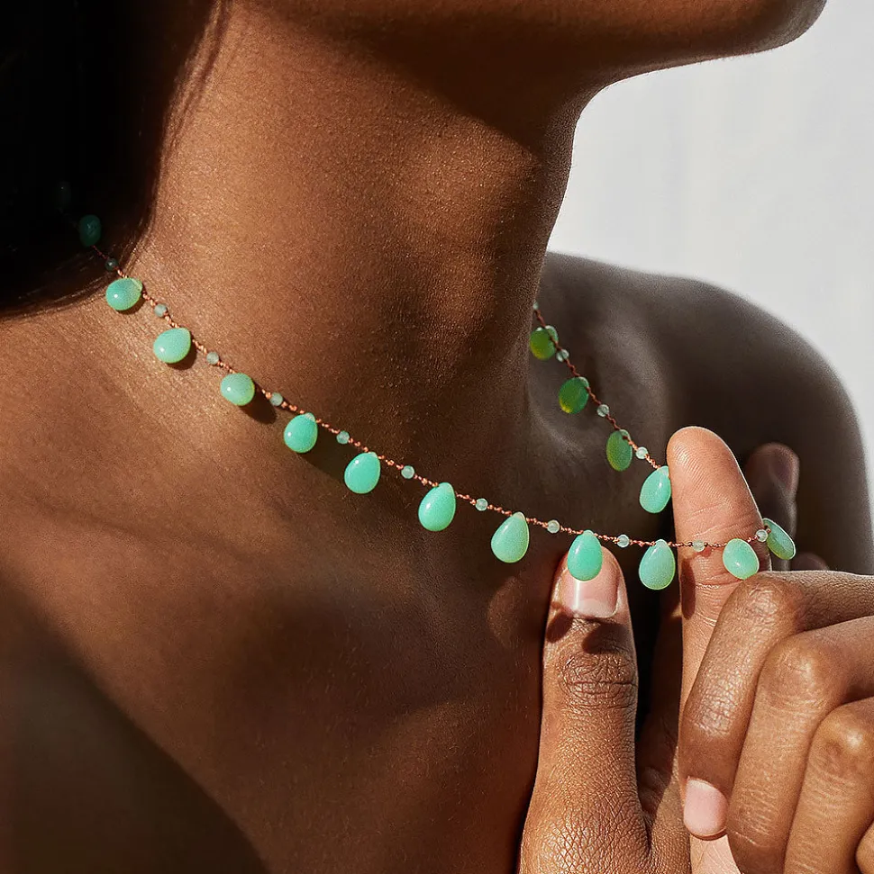 Ivarene - Collier Evergreen Drop & Beads - Vert
