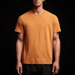 James Perse - T-shirt Short Sleeve Crew Neck - Citrine