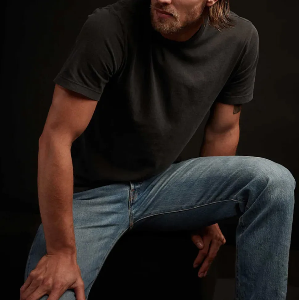 James Perse - T-Shirt S/S Crew Neck - Carbon