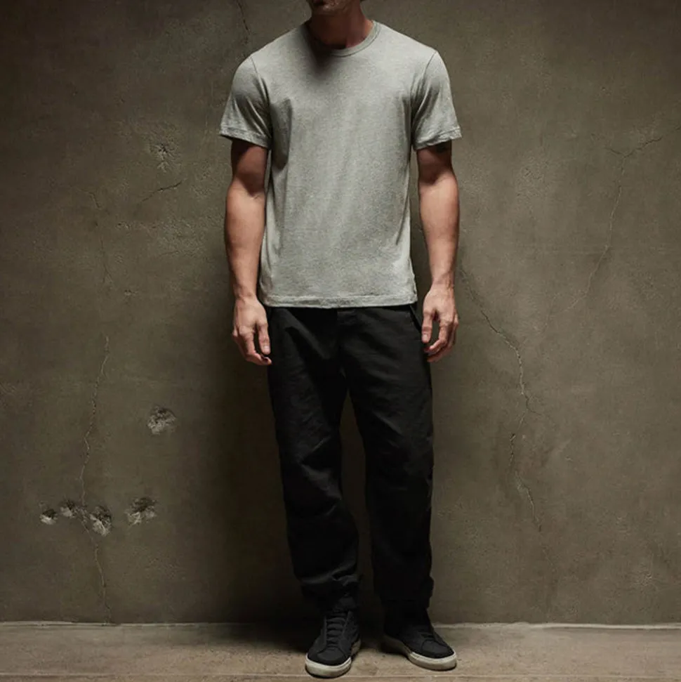 James Perse - T-Shirt S/S Crew Neck - Gris