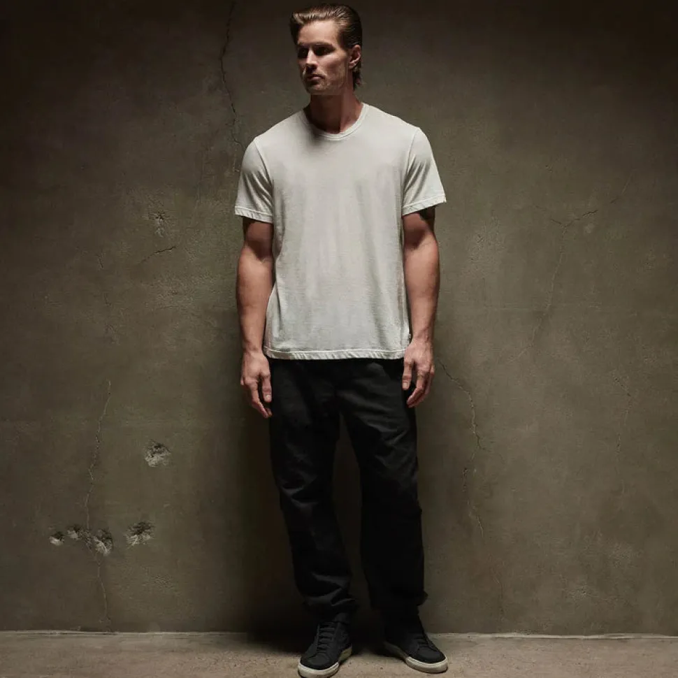 James Perse - T-Shirt S/S Crew Neck - Blanc