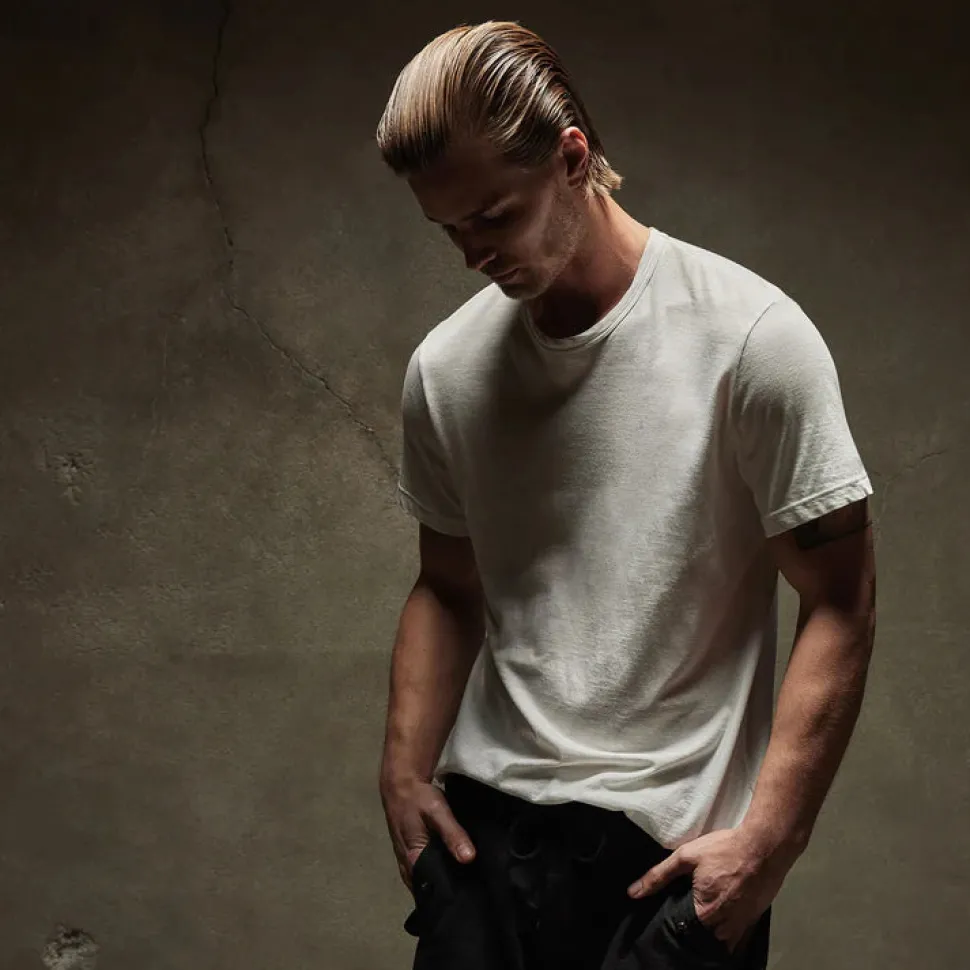 James Perse - T-Shirt S/S Crew Neck - Blanc