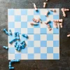 Jeu Échecs Bleu / Blanc graphique