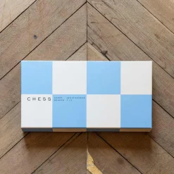 Jeu Échecs Bleu / Blanc graphique