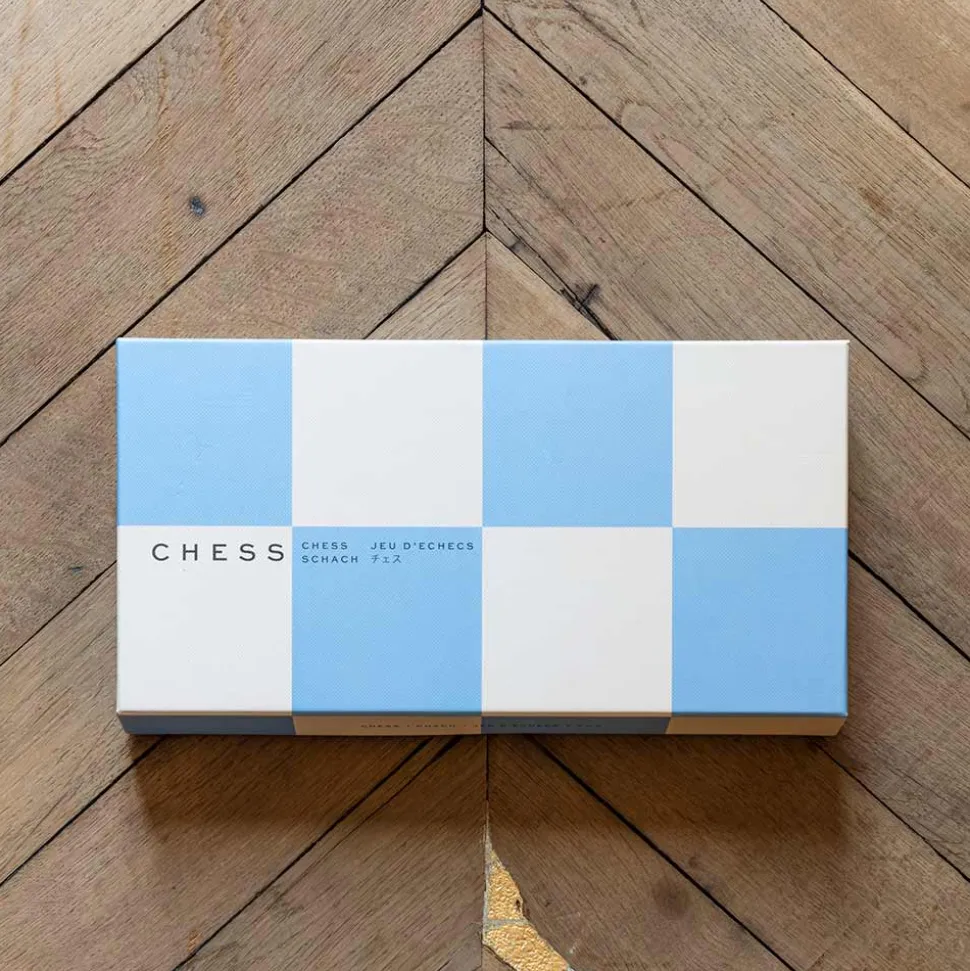 Jeu Échecs Bleu / Blanc graphique