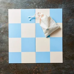 Jeu Échecs Bleu / Blanc graphique