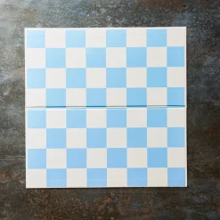 Jeu Échecs Bleu / Blanc graphique