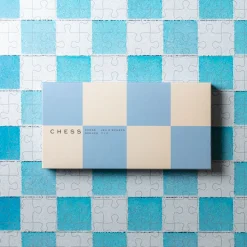 Jeu Échecs Bleu / Blanc graphique