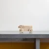 Jouet - Cheval en bois à roulettes