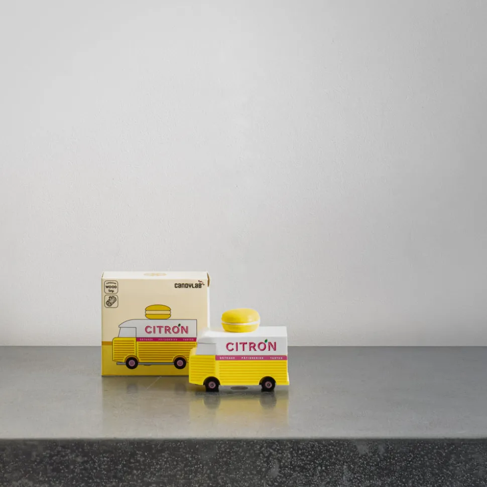 Jouet en bois - Yellow Macaron Van
