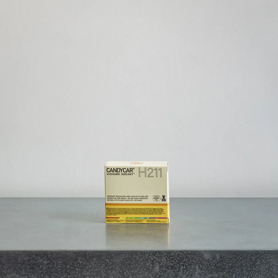 Jouet en bois - Yellow Macaron Van