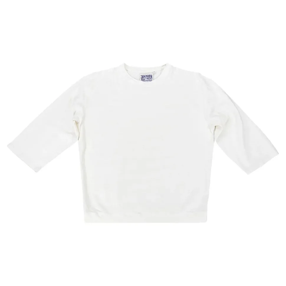 Jungmaven - T-shirt Cardiff 3/4 - Blanc Cassé