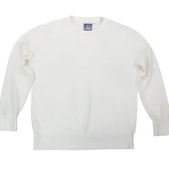 Jungmaven - T-shirt Manches Longues California - Blanc Cassé