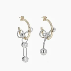 Justine Clenquet - Boucles d'oreilles Debbi - Doré