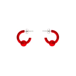 Justine Clenquet - Boucles d'oreilles Sam - Rouge