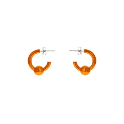 Justine Clenquet - Boucles d'oreilles Sam - Orange
