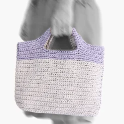 Karakoram - Petit sac en crochet - Lila