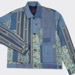 Kardo - Veste Chemise Bodhi - Bleu Patchwork