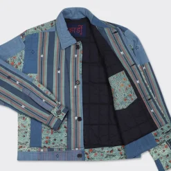 Kardo - Veste Chemise Bodhi - Bleu Patchwork