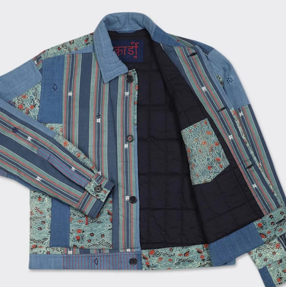 Kardo - Veste Chemise Bodhi - Bleu Patchwork