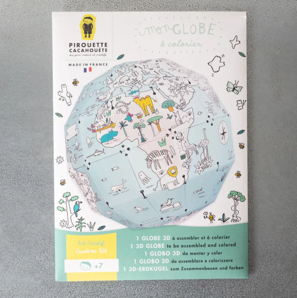 Kit créatif - Globe à colorier