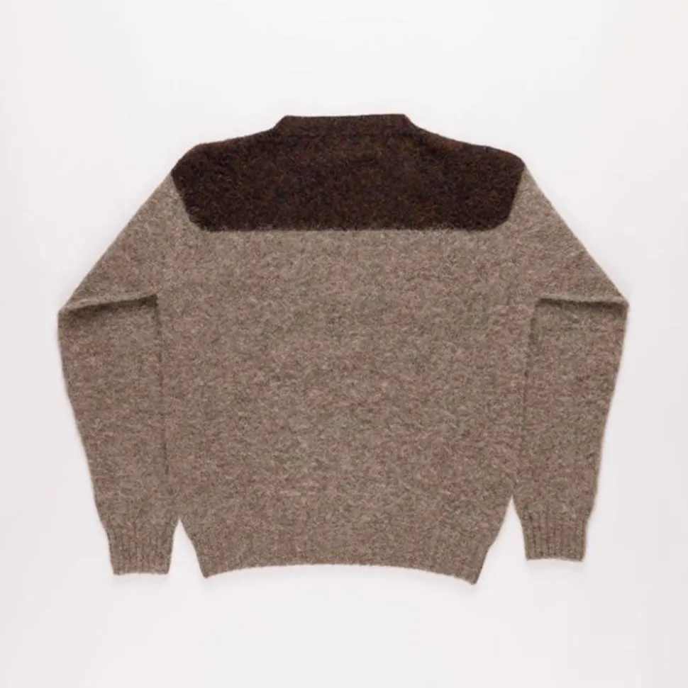 La Fetiche - Pull Penelope - Gris & Marron