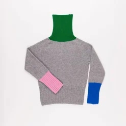 La Fetiche - Pull polo Rudimini - Gris