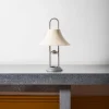 Lampe portable Oyster à mousqueton - Blanc