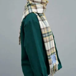 Later - Echarpe Tartan - Jaune