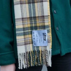 Later - Echarpe Tartan - Jaune