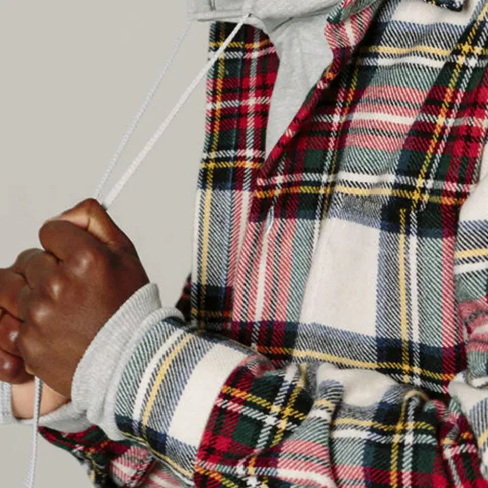 Later - Veste Boule Ecossais - Rouge