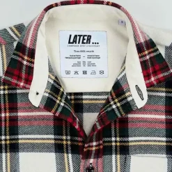 Later - Veste Boule Ecossais - Rouge