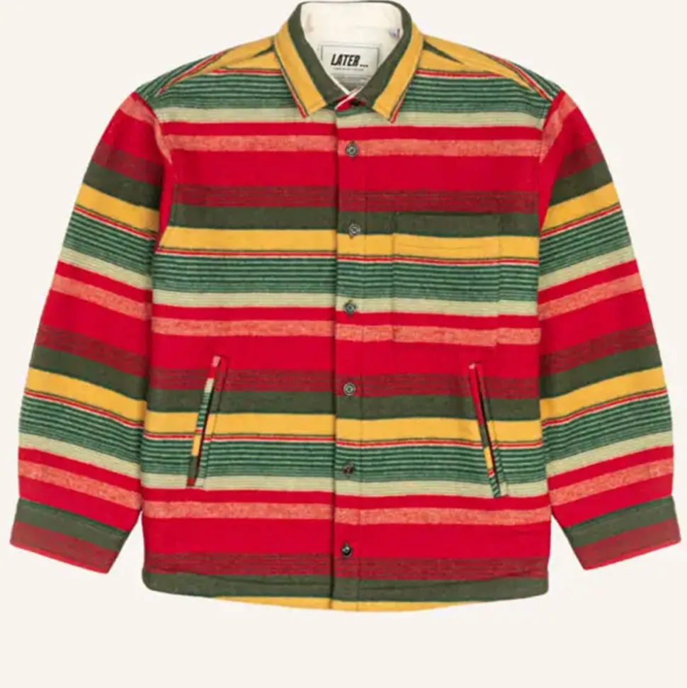 Later - Veste Inca - Rouge
