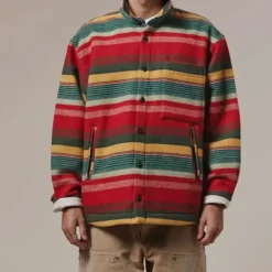 Later - Veste Inca - Rouge